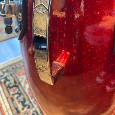 Toca Custom 10.5” Deluxe Tumba Red Sparkle image 6