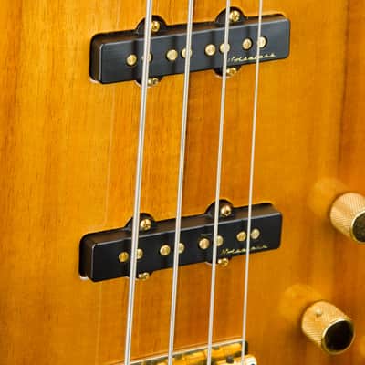 Used 2002 Fender Victor Bailey Jazz Bass, Rosewood Fingerboard, Natural Koa top, Hardcase image 8