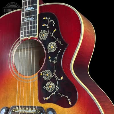 Used 2024 Gibson Custom Shop Jimmy Page Collector's Edition "Signed" 1964 SJ-200 Murphy Lab Light Aged Cherry Tea w/case TSU25248 image 5