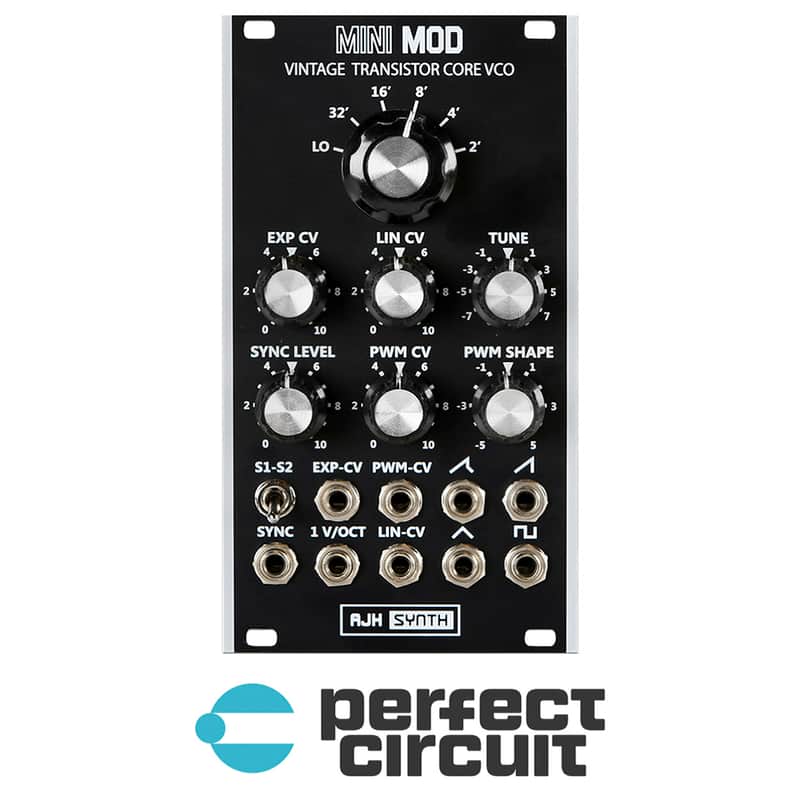 AJH Synth MiniMod Transistor Core VCO (Black) image 1