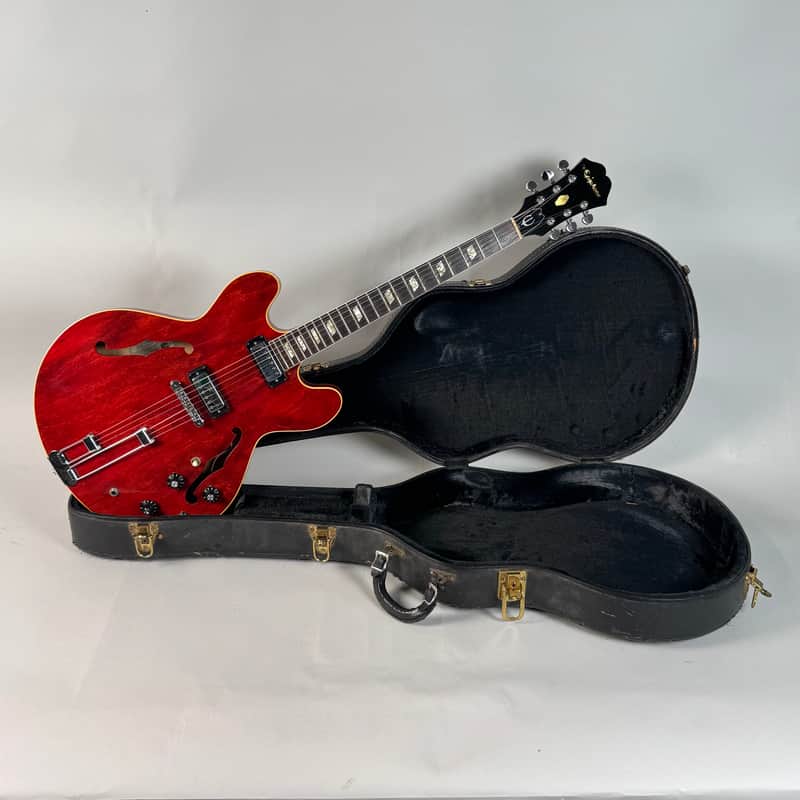 1968 Epiphone Riviera Cherry (Changed Tuners) image 1