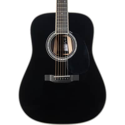 Martin D-35 Johnny Cash Special Edition Acoustic Guitar - Black image 1