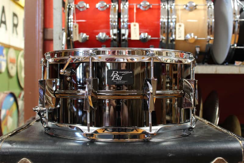 Canopus Black Nickel 6.5x14 Brass II Snare Drum image 1
