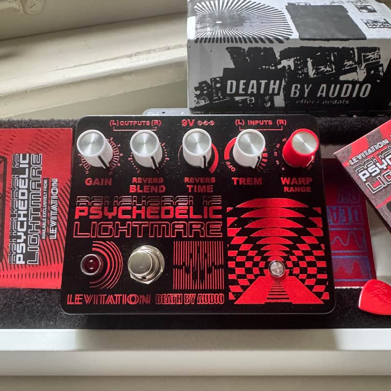 Death By Audio / Levitation Psychedelic Lightmare 2025 - Black / Red image 1