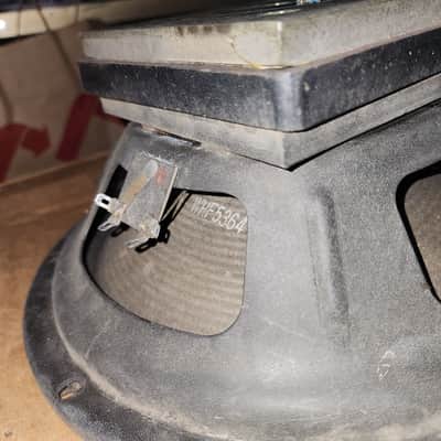Vintage Fender 012742 12" 8 Ohm Speaker Pair from Super Twin - Tested, One Cone Repair image 5