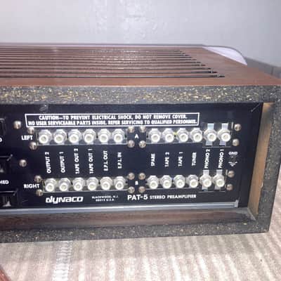 Immagine Dynaco PAT-5 Solid State Preamp, Refurbed, with Rare Wood Case & Orig. Manual - 9