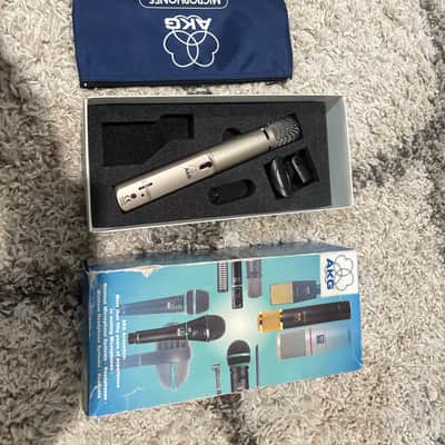 AKG C1000 S Small Diaphragm Multipattern Condenser Microphone 2000s - Nickel image 1