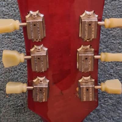 Vintage 1974 Lincoln Les Paul Custom "Natural Exotic Wood" Maxon Super 70's OHSC Matsumoku image 6