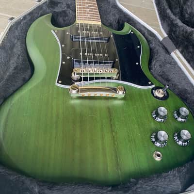 Epiphone SG Classic Worn P90 2020 - Present - Worn Inverness Green image 1