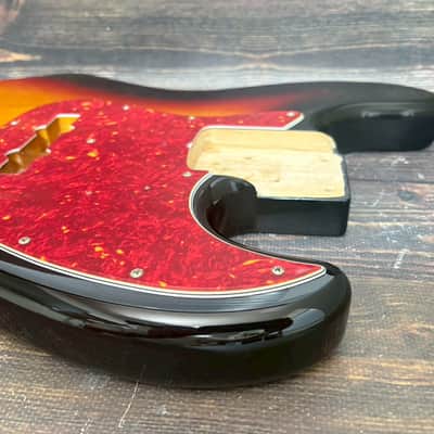 1997-99 Fender Japan JB62-US Jazz Bass Body Alder Sunburst MIJ Excellent+ image 3