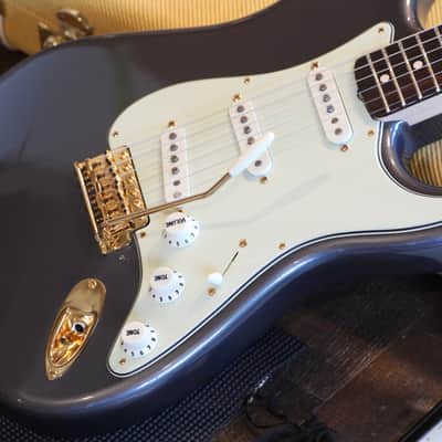 Minty! 2019 Fender Custom Shop '57 LTD Roasted Stratocaster Electric Guitar Aged Pewter NOS + COA OHSC image 6
