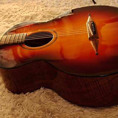 Rick Turner Custom 12-Fret Acoustic (2001) – Hand-Signed by Rick Turner – Walnut & Spruce – 18V Turner Electronics – 1 of 2 Built image 14