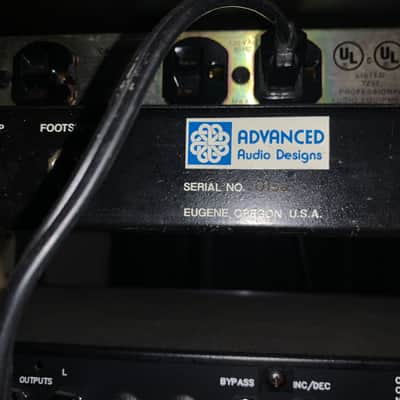 Advanced Audio Designs Model 101 “Guitarist” Pre Amp (Late 70’s) image 2