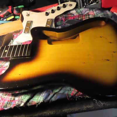 HARMONY 1966 BOBCAT H-15 SILHOUETTE 2 PICKUP DEARMOND GOLD FOIL CLEAN! ORIGINAL! image 22