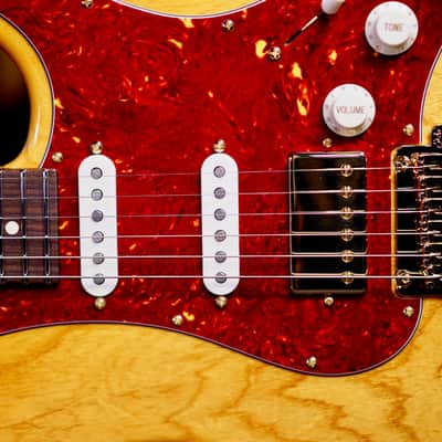 Suhr Classic S Custom Vintage Natural Rosewood Neck & Gold Package 85902 image 3