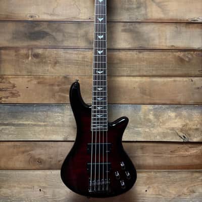 Schecter Stiletto Extreme 5 Bass Black Cherry image 4