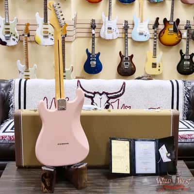 Fender Custom Shop Vintage Custom '55 1955 Hardtail Stratocaster Time Capsule Package Aged Shell Pink 7.25 Pounds image 9