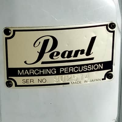 Pearl 12x14" Marching Percussion Snare Drum COW Chrome 12-Lug High-Tension Japan image 8