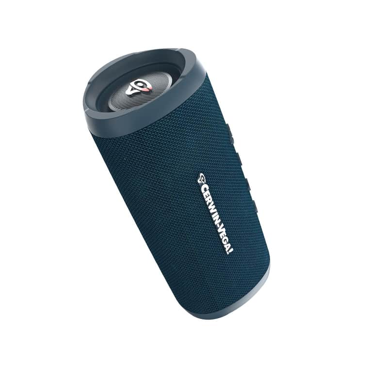 Cerwin-Vega VEGAMINI VMBLU Portable Bluetooth Hand Held Speaker with Strap,Steel Blue image 1