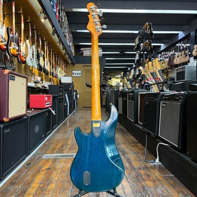 G&L USA El Toro Bass Guitar 1985 Transparent Blue w/Original Hard Case image 6