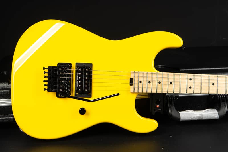 2023 Charvel Custom Shop San Dimas Pointy - Graffiti Yellow image 1
