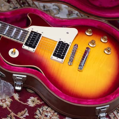 2025 Epiphone Inspired by Gibson Custom 1959 Les Paul Standard - in Deep Cherry Sunburst image 5