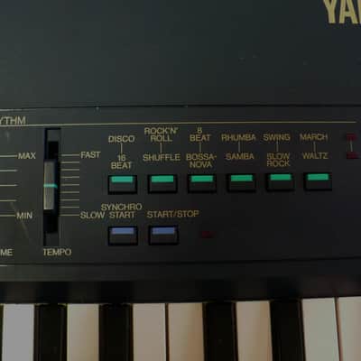 Yamaha PSS-450 PortaSound Synthesizer 1980's - Black image 8