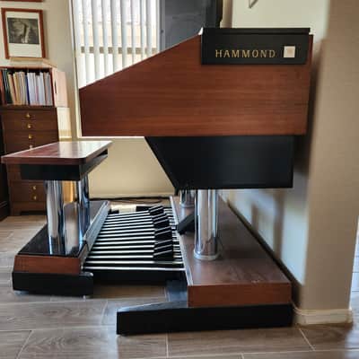Rare, Vintage (1971) Hammond X66 with 2 Matching tone cabinets, cables, pedals and bench. image 3