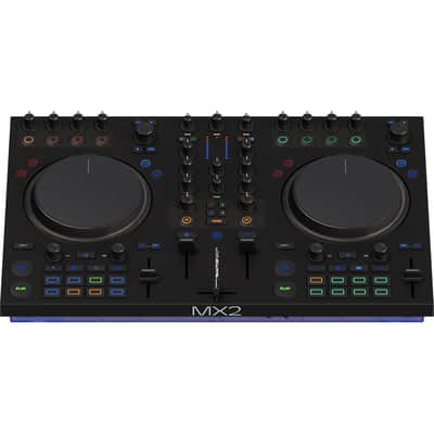 Native Instruments Traktor Kontrol MX2 DJ Controller - Tascam TH02 - (2) RCA Cables Bundle image 3
