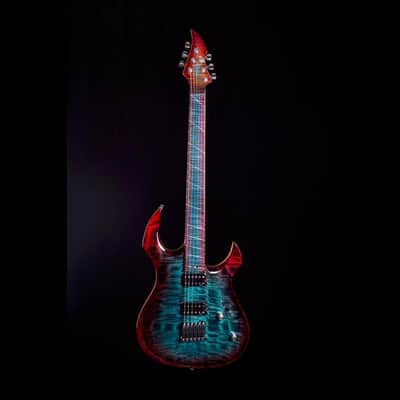 GNG Guitars by Giulio Negrini Morgoth - "Bleeding Nile" - Boutique Guitar Showcase Tour Instrument image 2