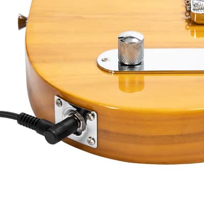 Maple Fingerboard GTL Electric Guitar SS Pickup - Transparent Yellow image 10