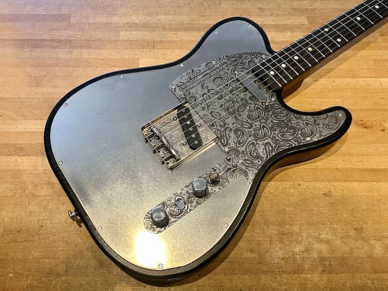 James Trussart Paisley Engraved SteelTopCaster 2026 - Satin Black Nitro + Case image 1