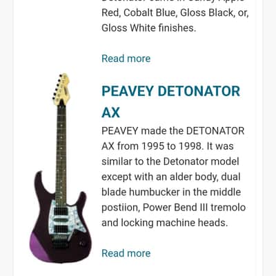 Peavey USA Detonator AX RARE Mid 90s - Metallic flake black image 16