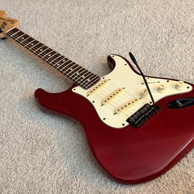 Fender USA Highway One Stratocaster HSS with Rosewood Fretboard - Midnight Wine Transparent image 2