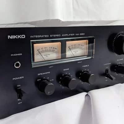 Nikko MA-690 Integrated Stereo Amplifier 1979 Black image 1