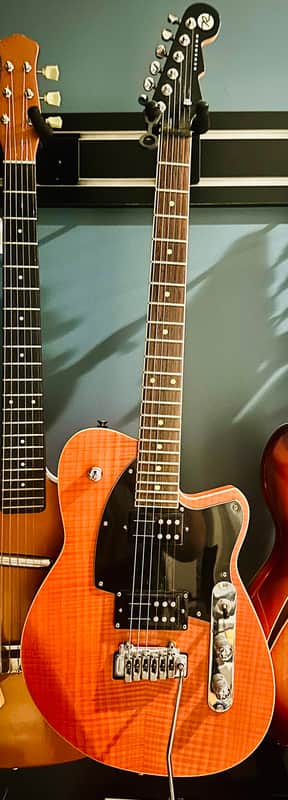 Reverend Reeves Grabrels Signature Electric Guitar - Rock Orange Early 2000 - Rock Orange image 1