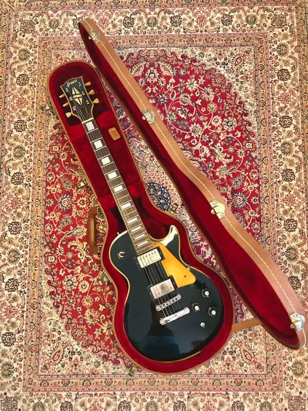 Vintage 1970s Greco Les Paul EG-380B w/ Orange 473K Drop Tone Capacitor & Booster Switch image 1