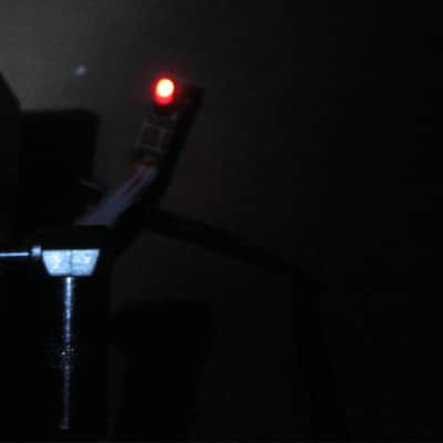 very lightly used genuine BOSS LED (has white bulb that lights RED) from BF-3 Flanger (NO pedal included) on very small green rectangle shape circuit board with three wire ribbon (genuine Boss item)  2000s to 2020s (specifically from 2018) image 5