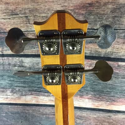 Used Hayakawa Eagle Neck Through 4 String Electric Bass with Case image 4