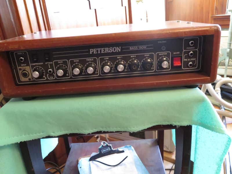 vintage UK 1990's Peterson bass amp head P-150 watts P150 jazz