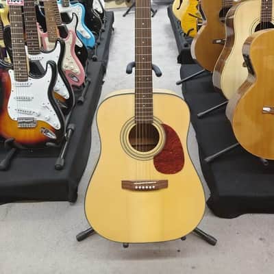 Cort Guitar - Boston Acoustic Dreadnought Guitar D10 Spruce Top Natural Finish image 2