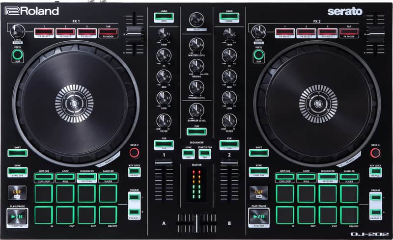 Roland DJ-202 2-Channel Serato DJ Controller image 1