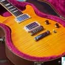 1998 Gibson Les Paul Standard Double Cut - Amber Finish - Flamed Maple Top - w OHSC