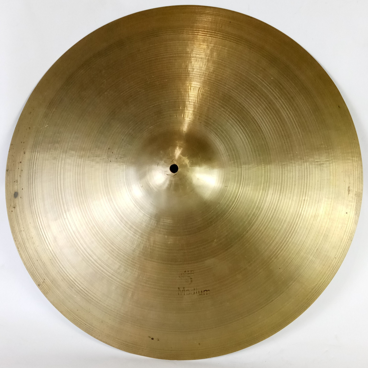 Pasha 20" UFIP Rogers Ride/Crash Cymbal 1986g Thin B20 Vintage 60s Italian Italy — main photograph