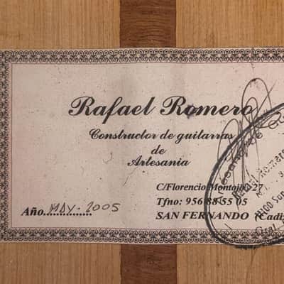 Rafael Romero 2005 Flamenco Guitar – fine handmade flamenca blanca with fantastic sound and great playability - check video! image 17