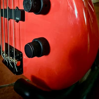 Custom Shop Telecaster Bass with USA EMG pickups 2021 - fiesta red image 7