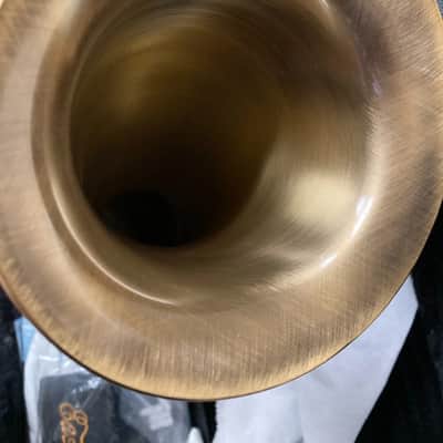 Eb Alto Saxophone Kit – Antique Brass | Sax with Case, Stand & Accessories image 9
