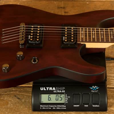 Schecter Omen-6 - Rosewood - Walnut Satin image 8