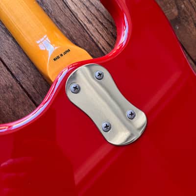 1990s Mosrite The Ventures Vibramute '65 Reissue Electric Guitar Red MIJ Kurokomo Japan image 13