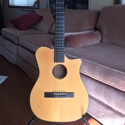 Carvin CL450 Nylon String Classical Crossover Acoustic-Electric, Solid Spruce, Rare image 1